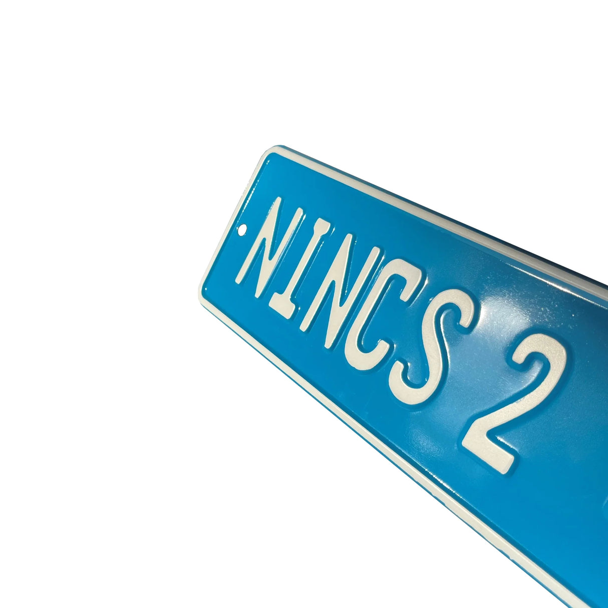 Custom Embossed Nameplate