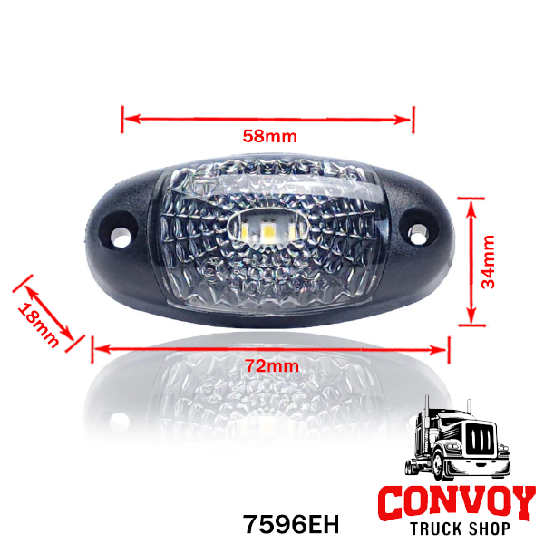 LED Position Light Oval Small