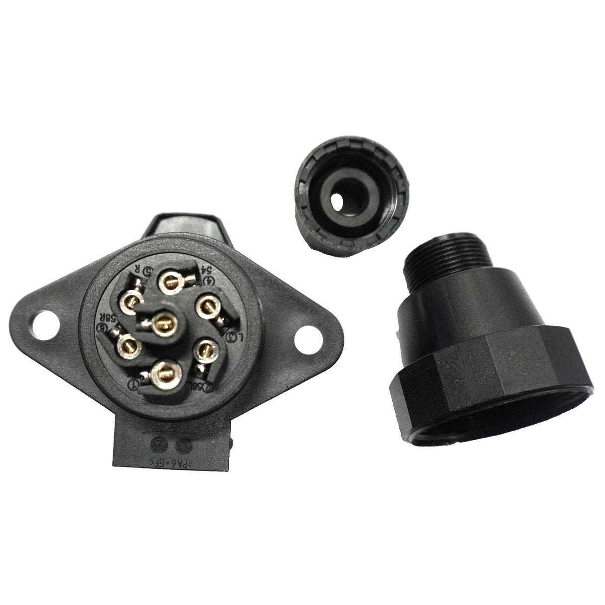 7-Pin 24V Standard Plastic Electrical Socket