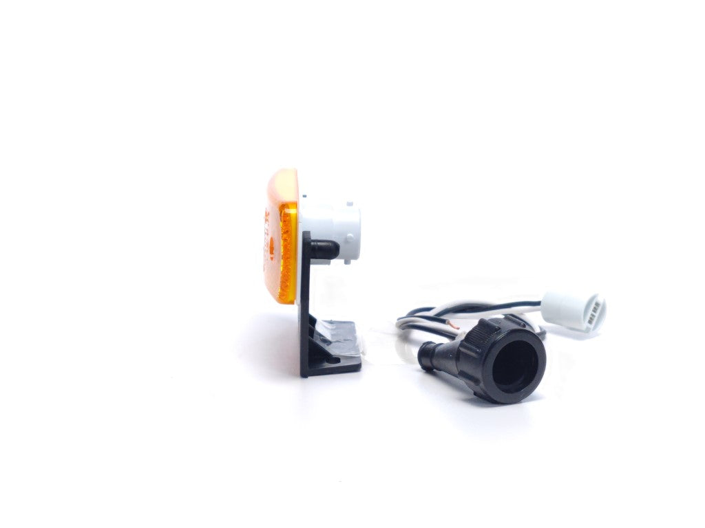 LED Position Lamp with Rounded Holder - Amber