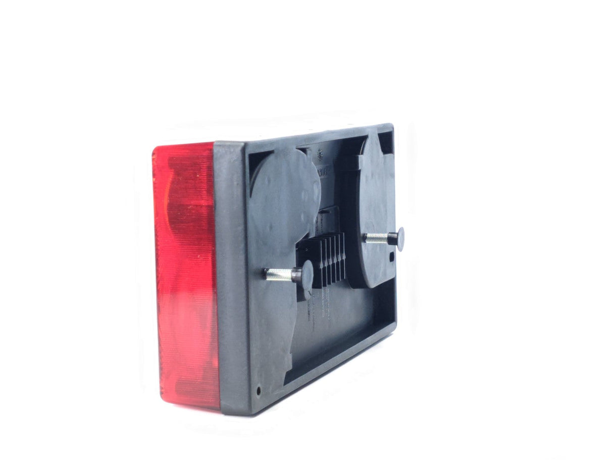 Rectangular Trailer Lamp with Triangle Reflector