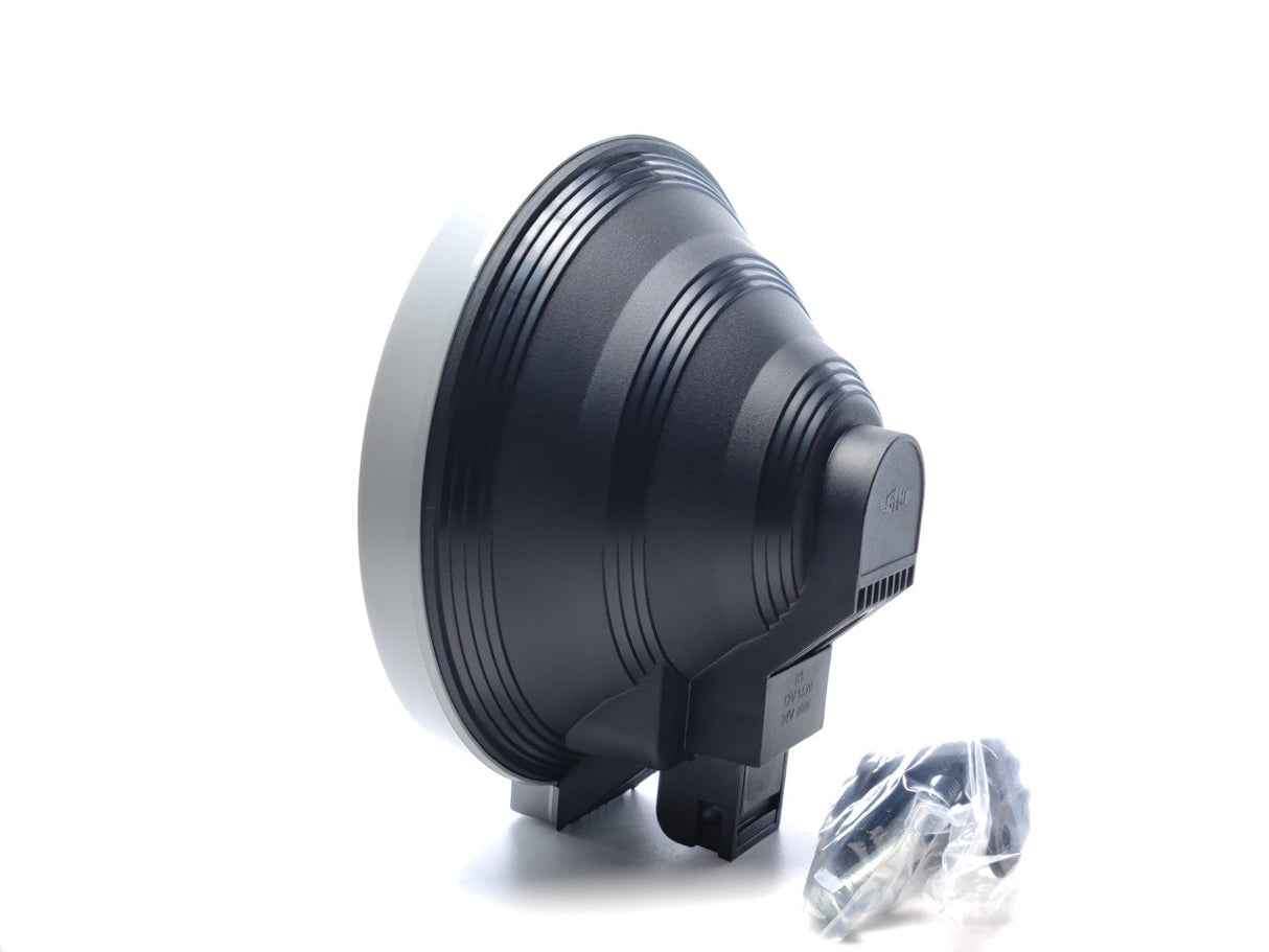 Round High Beam Spotlight with Blue Lens – 223mm