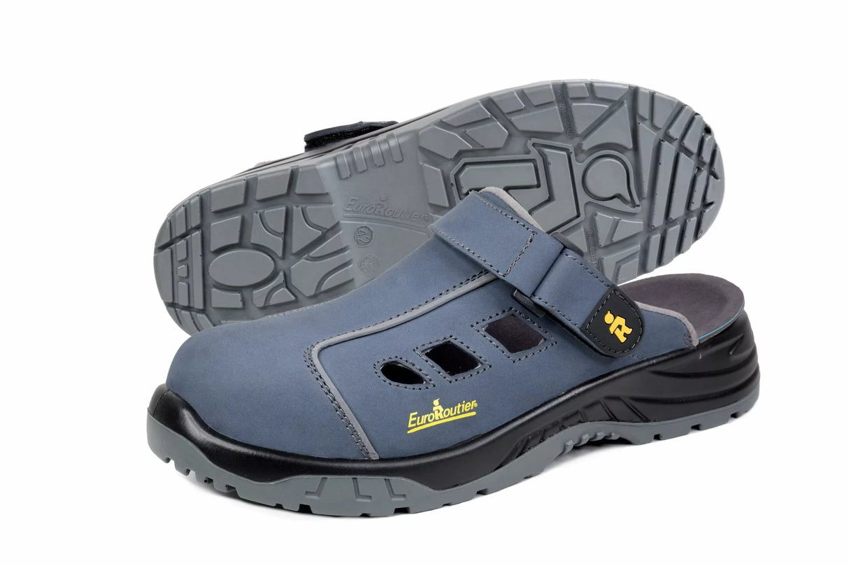 EuroRoutier Avio Steel Toe Safety Clogs for Truck Drivers (Sizes 39-47)
