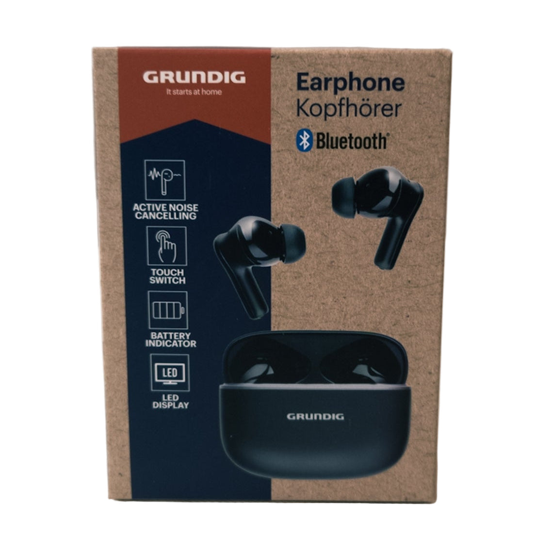 Bluetooth Earbuds with Noise Cancelling & Charging Case 45 mAh / 300 mAh