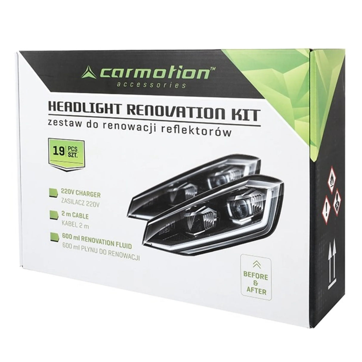 Plastic Headlight Restoration Kit