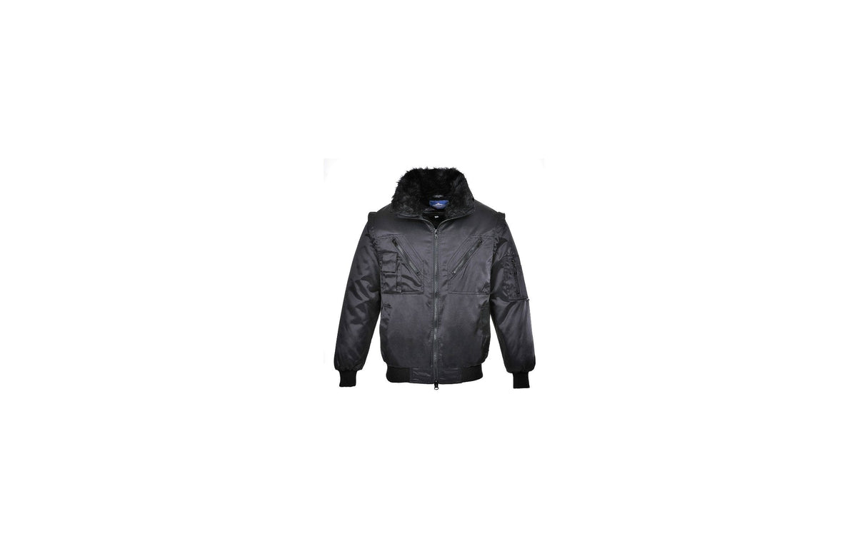 Pilot Jacket, Black 3-in-1
