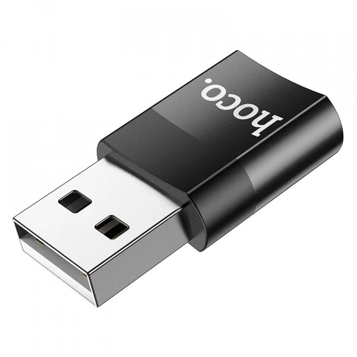 Adaptador USB 2.0 a USB Tipo-C Negro HOCO UA17