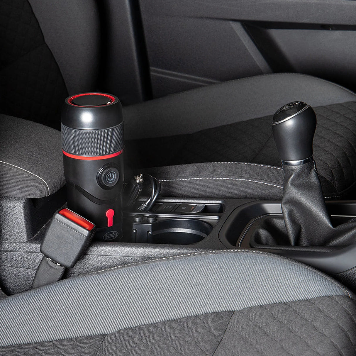 Heyner Portable Coffee Maker for Capsules & Ground Coffee, 12V