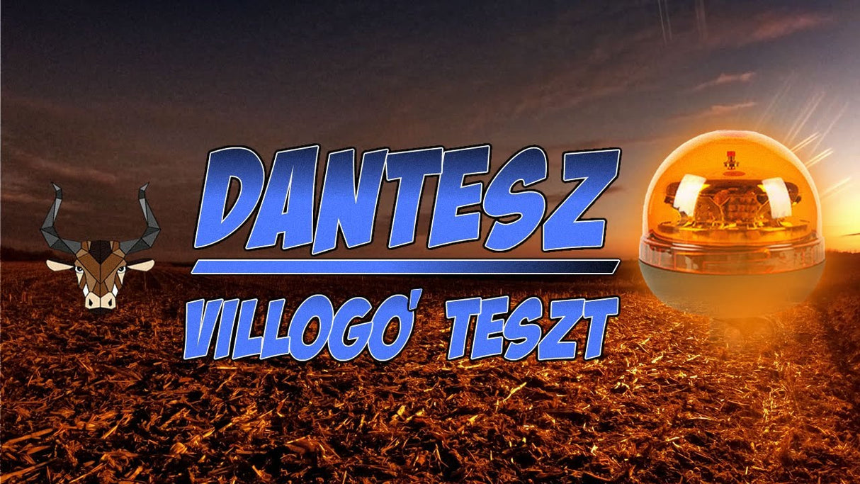 Ultra-Slim Amber LED Strobe Light 12/24V