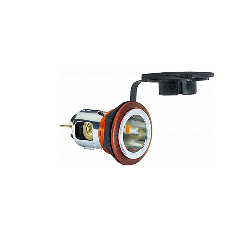 Hella 12-24V 20A Flush-Mount Cigarette Lighter Socket