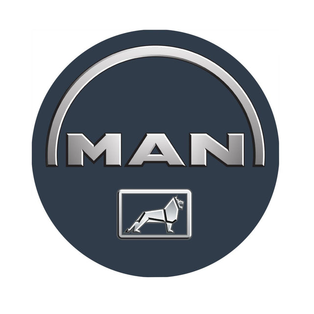 MAN Logo Round Sticker 22cm