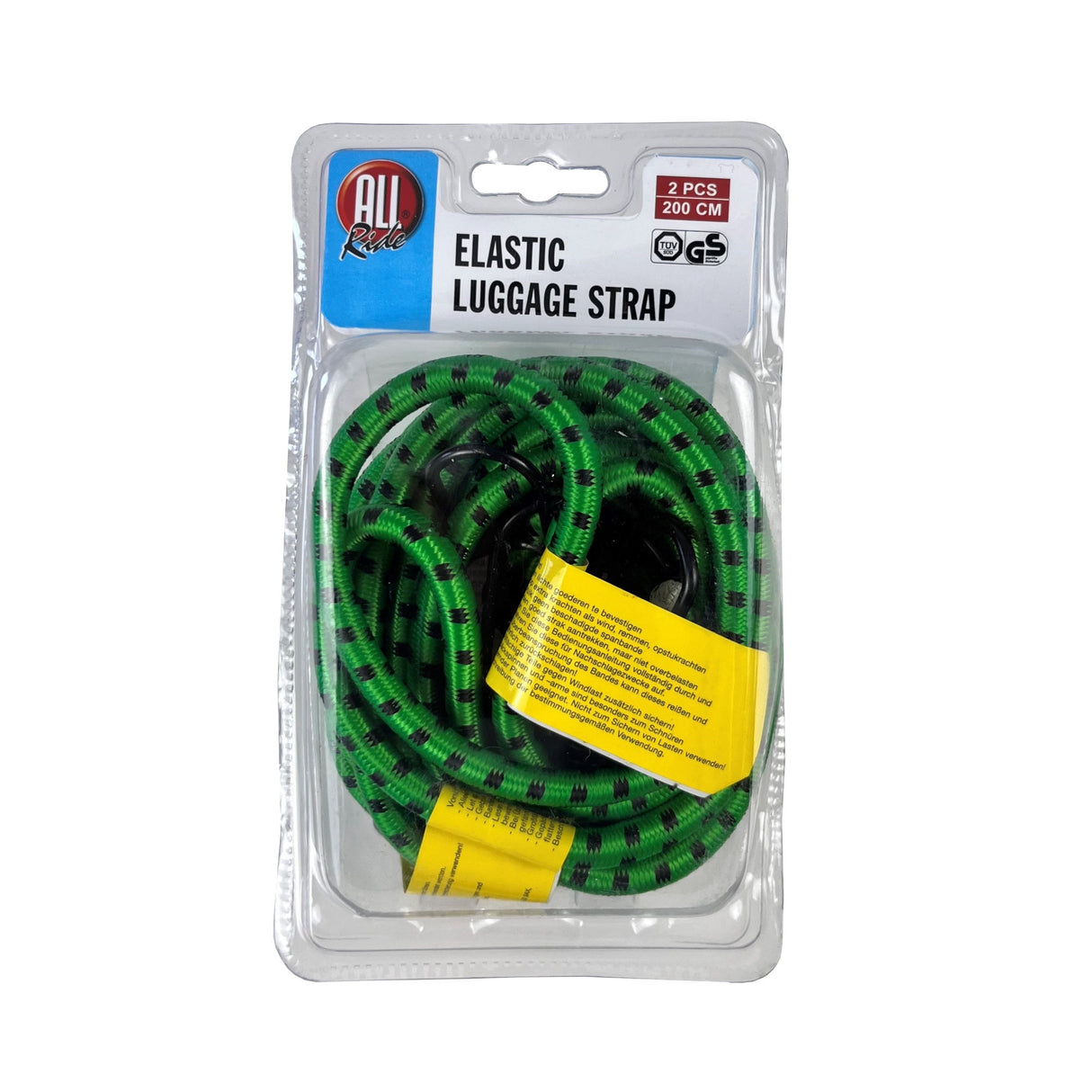 Elastic Bungee Cord Set 2x200 cm – TÜV/GS & BS Certified