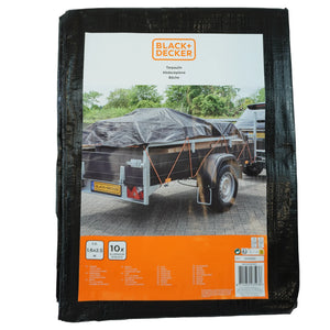 Trailer Tarp 1.6 x 2.5 m Black