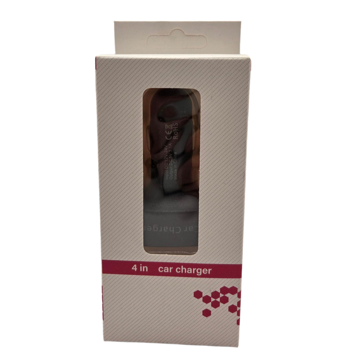 Car Voltmeter & Thermometer with Dual 3.1A USB Charger