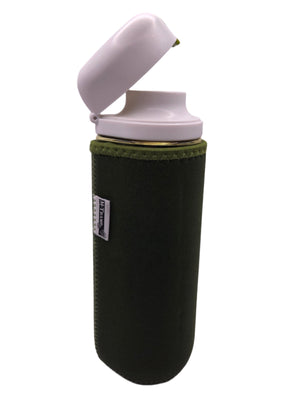 Water Bottle with Neoprene Sleeve Green 700ml