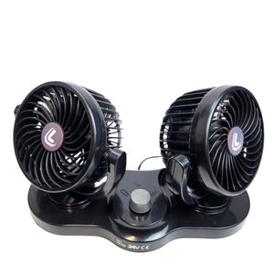 Double Car Fan Ø 11 cm 24V