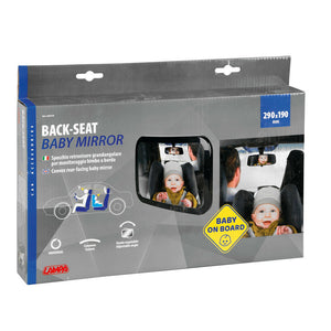 360° Rear Seat Baby Mirror for Headrest, 290×190 mm