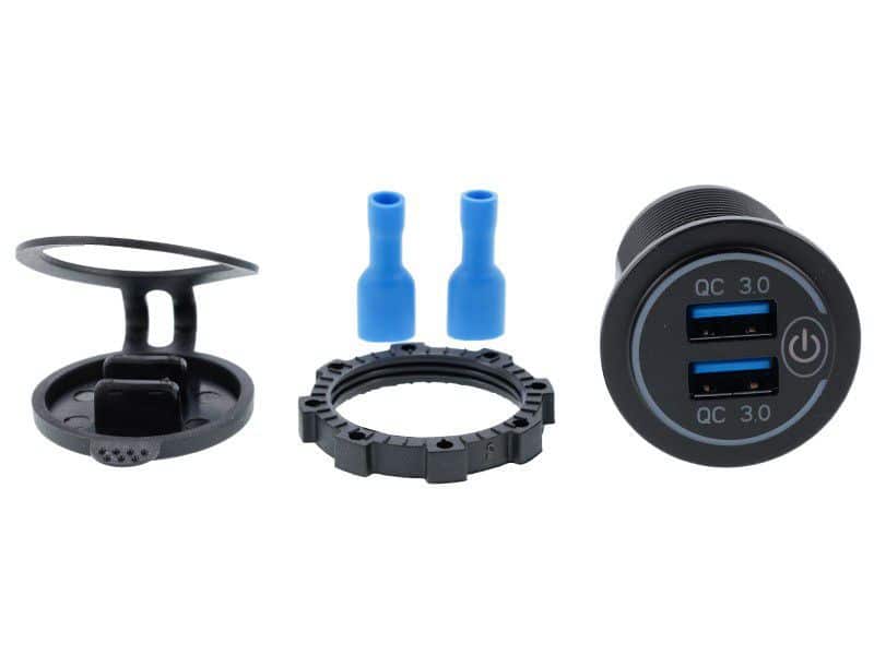 Built-in USB Car Charger Quick Charge 3.0
