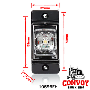 Compact LED Position Light with Side Mount