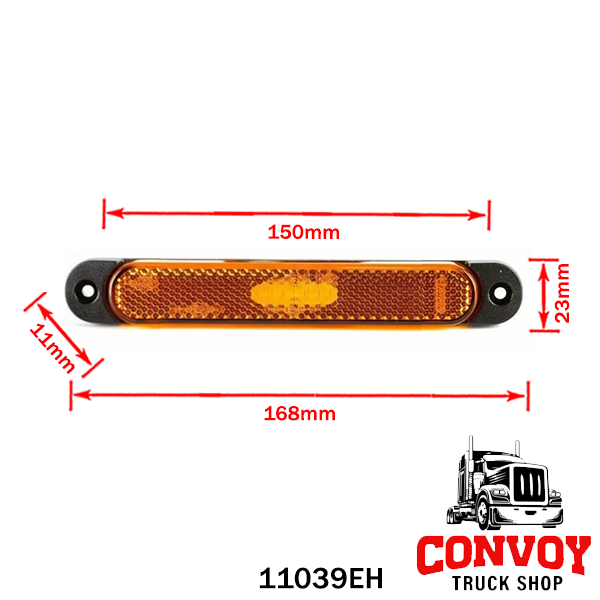 Fristom Long LED Position Lamp 12-36V