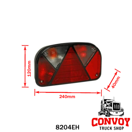 Aspöck Multipoint II Trailer Lamp Lens