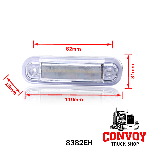LED Position Lamp – Clear Lens