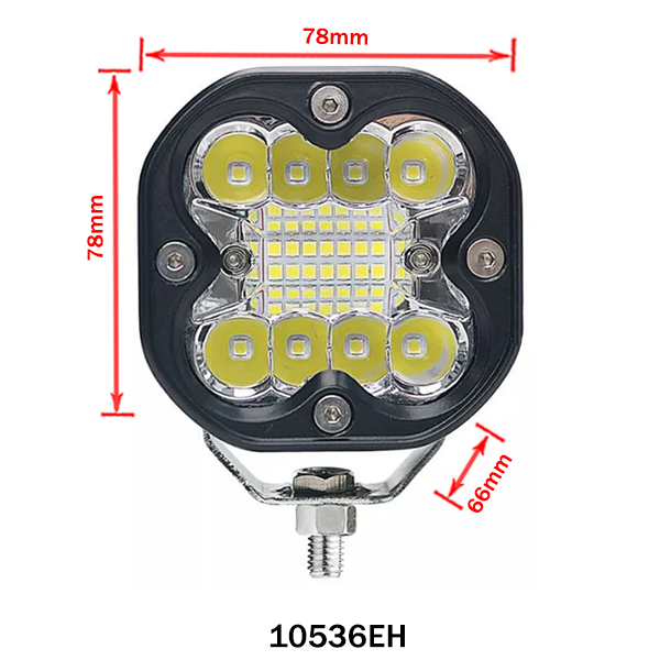 LED Work Light Square Combo Beam 12/24V