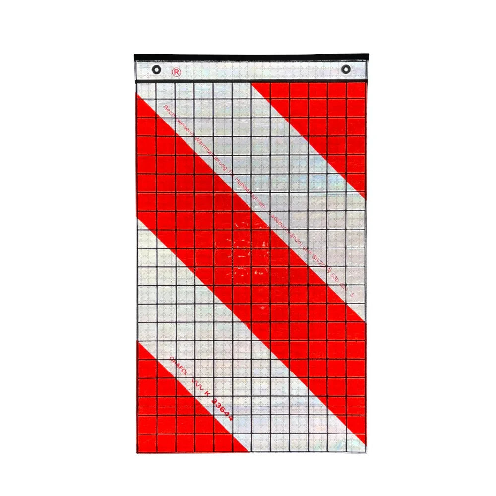 Reflective Swing Plate with Mount for Tail Lifts