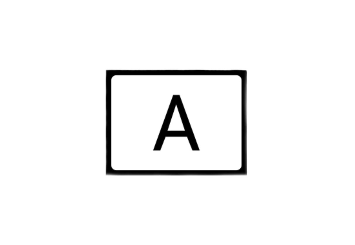 Waste Transport Vehicle "A" Sign 300 x 400 mm