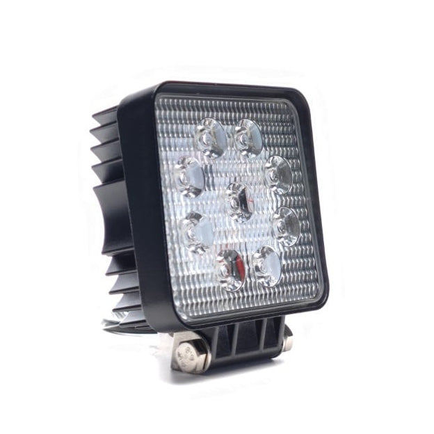 LED Work Light Square Flood 27W 12/24V Blue