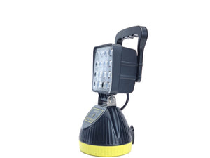 Rechargeable Magnetic LED Work Light, Square, 12/24V