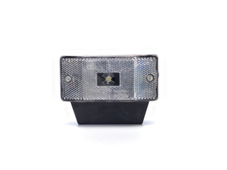 White LED Position Lamp with Trapezoid Prism and Holder