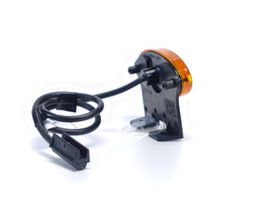 Flatpoint II Aspöck LED Position Light Oval Amber with Holder