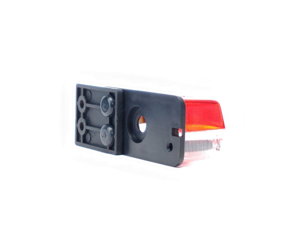 Position Lamp Red-White with Straight Mount and Screw Fastening