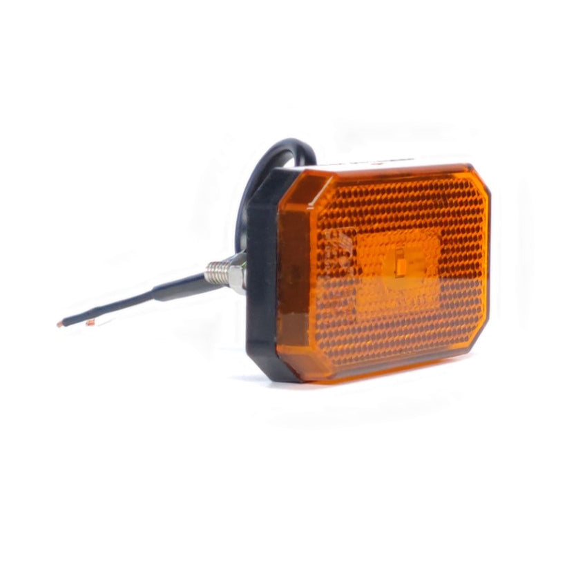 Rectangular LED Side Marker Lamp 2LED 12/24V