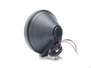 Round High Beam Headlight with White LED Position Light