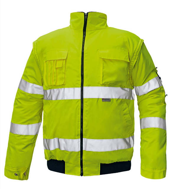 Hi-Vis Pilot Jacket with Hood