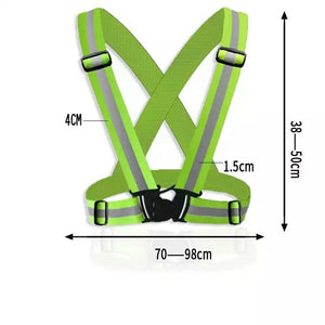 Bright Ride Elastic Reflective Safety Harness