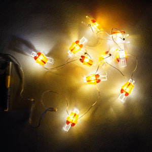 Christmas LED String Lights – 10 LEDs, 120 cm