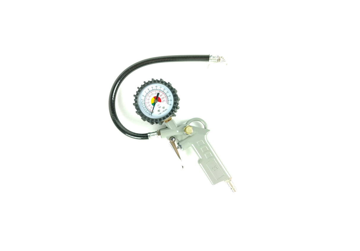 Tire Pressure Gauge Gun up to 12 Bar with 39 cm Hose
