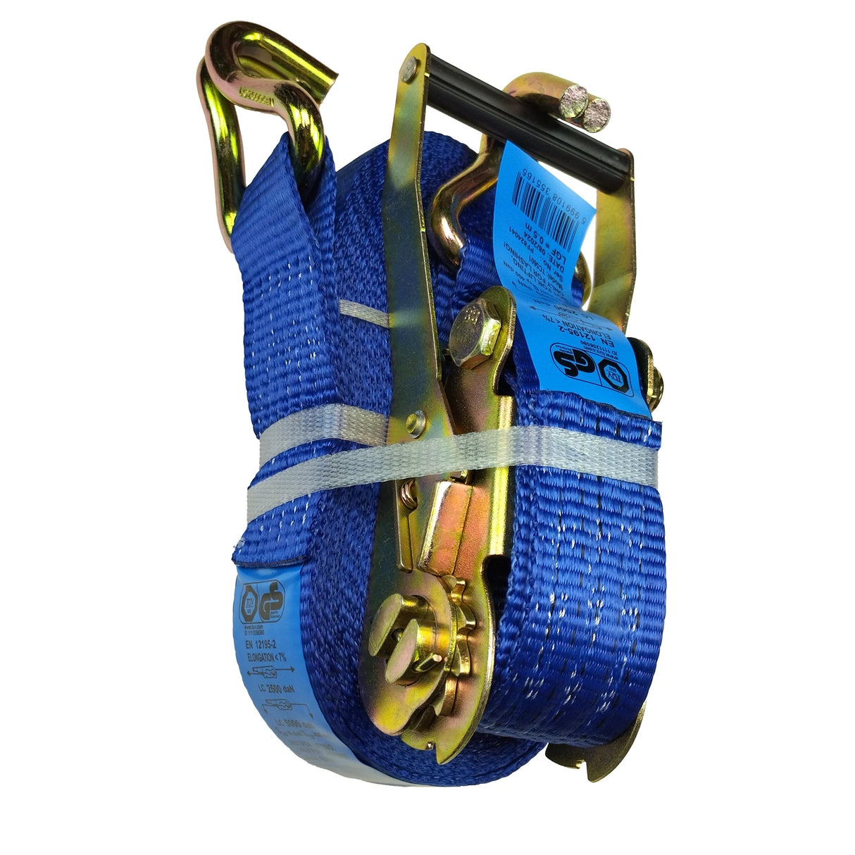 Complete Ratchet Strap 5 Ton Blue