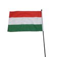 Kleine ungarische Flagge mit Stab (30x45 cm)