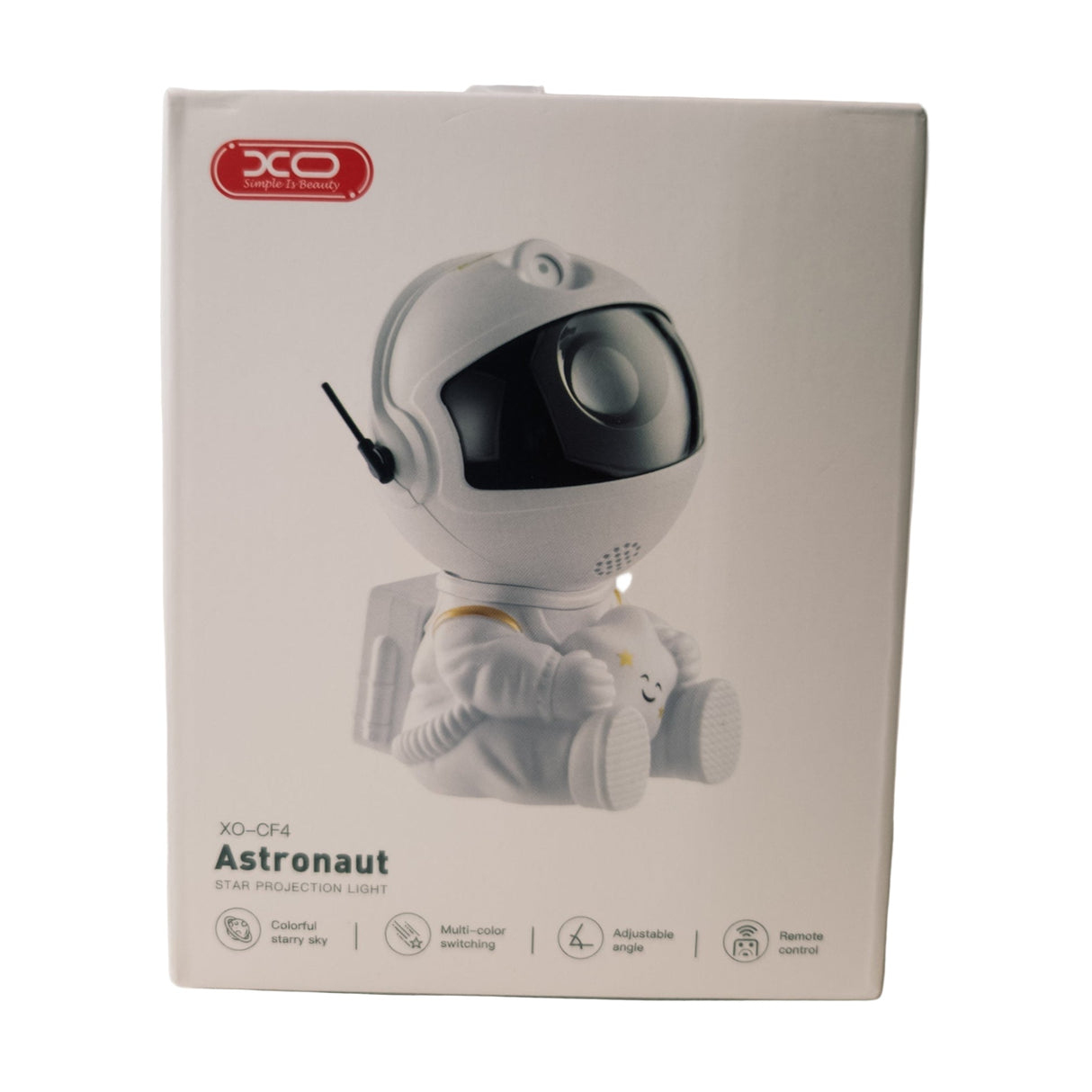 Mini Astronaut Galaxy Projector – White