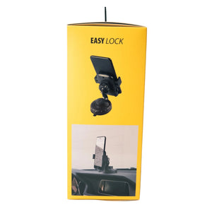 Car Phone Holder for Windshield & Dashboard with Automatic Lock