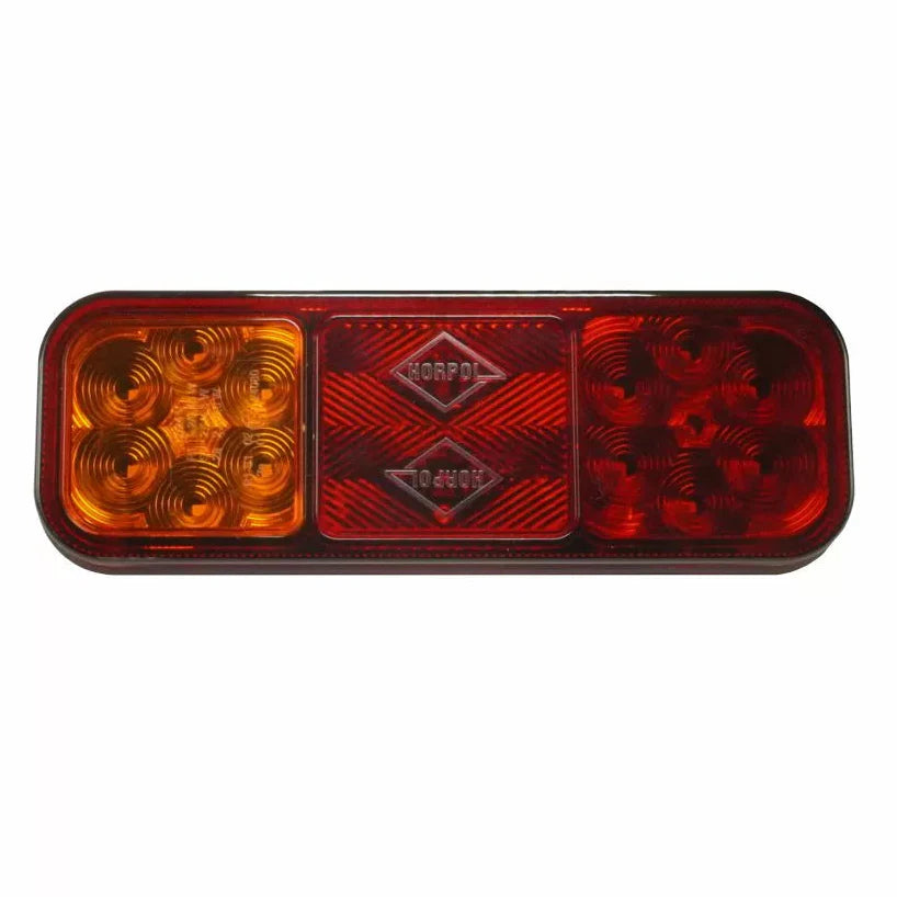 3-Function LED Trailer Tail Light Left-Right Long 12/24V