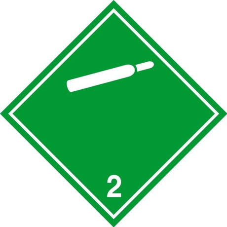 ADR Numbered Hazard Label Sticker