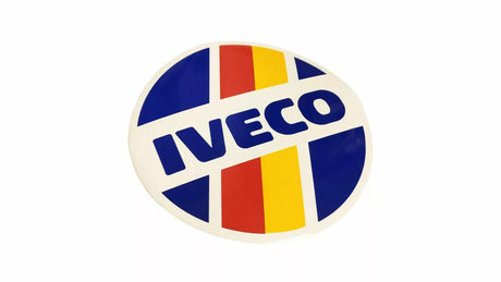 Iveco Retro Round Sticker 22cm