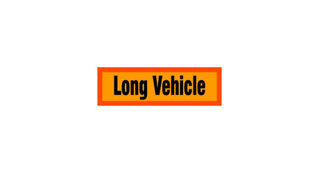 Long Vehicle Sticker – Mildly Reflective, 9.6 x 41.5 cm