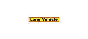 Long Vehicle Warning Sticker