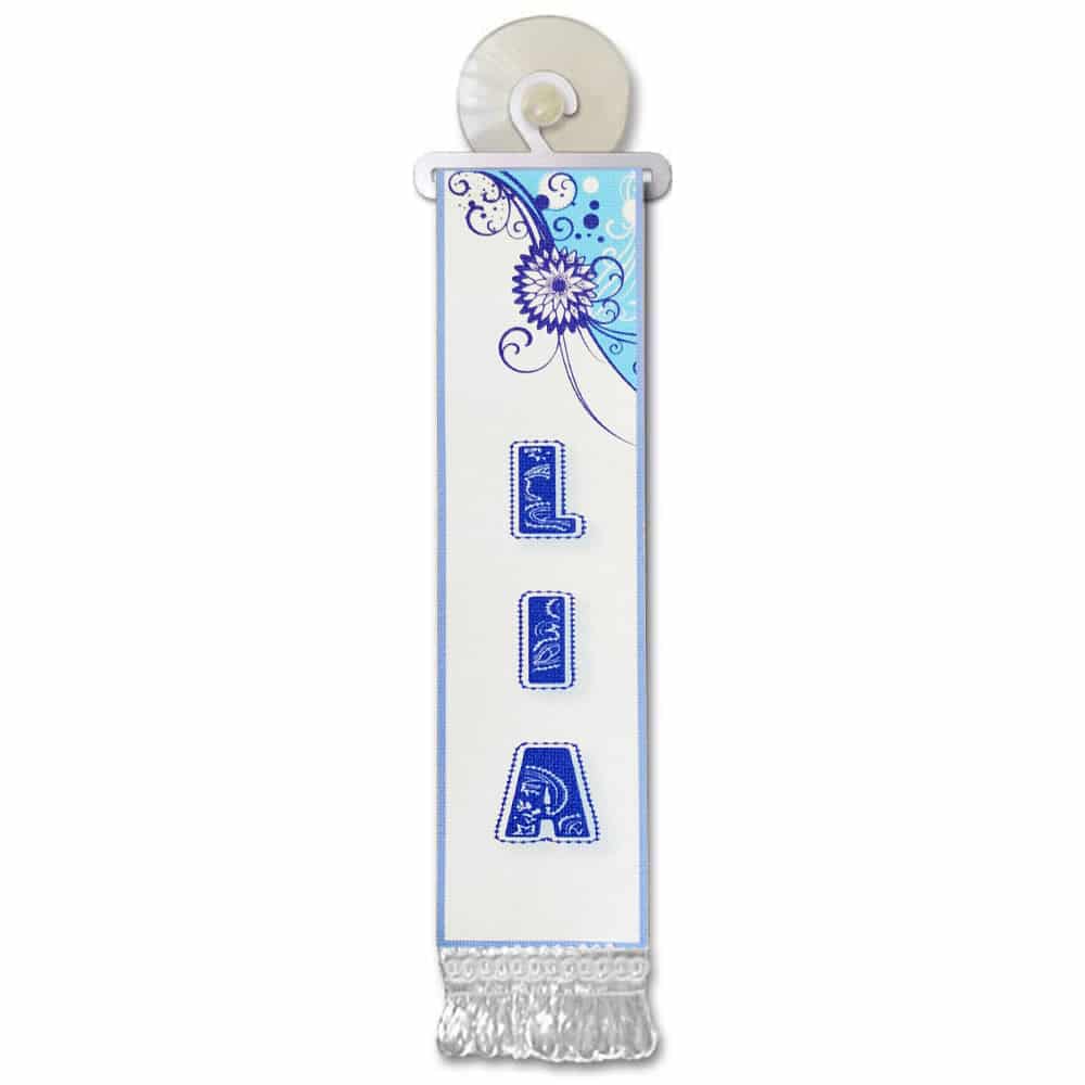 Mini vlajka s menom F-L